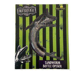 Beetlejuice Sandworm Bottle Opener By Factory  Cast Metal  Sturdy Heavy Duty Des